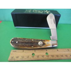Queen Joe Pardue Stag Handle Cotton Sampler Pattern 3 D-2 Steel