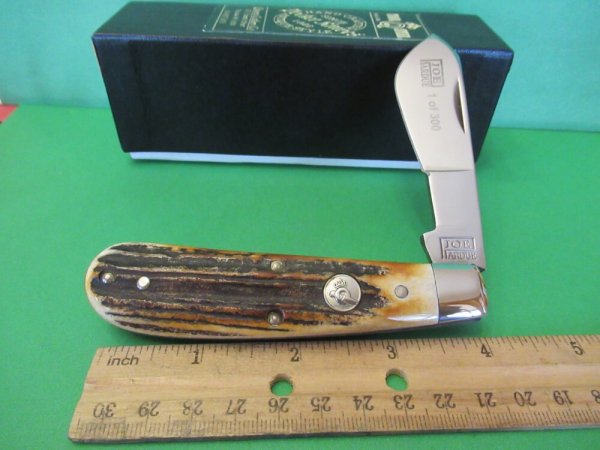 Queen Joe Pardue Stag Handle Cotton Sampler Pattern # 3   D-2 Steel