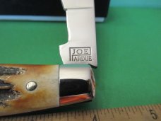 Queen Joe Pardue Stag Handle Cotton Sampler Pattern # 3   D-2 Steel