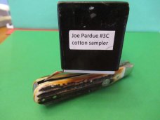Queen Joe Pardue Stag Handle Cotton Sampler Pattern # 3   D-2 Steel