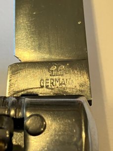 NOS KISSING CRANE Tang Stamped