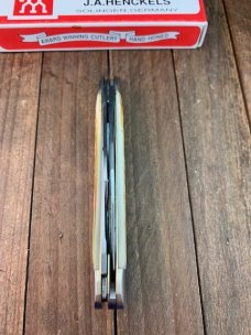 Henckels by Boker Stockman Torched White Pin Feather Jigged Bone, Beautiful!