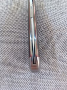 K'roo African Blackwood Clip Ennglish Jack..Rwl34..4.25 closed..red liners..spacers fluted bolsters 