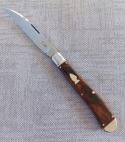  SALE K'roo Custom Ironwood Wharnie Slimline,, 4", Rwl34..filework..coa and slip 