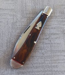  SALE K'roo Custom Ironwood Wharnie Slimline,, 4", Rwl34..filework..coa and slip 