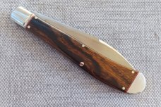  SALE K'roo Custom Ironwood Wharnie Slimline,, 4", Rwl34..filework..coa and slip 