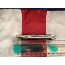 Bulldog Brand 1999 Cattle Knife with Nice Synthetic Peacock Feather Handles -NOS