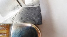 Beautiful Antique Vintage VERY SCARCE E. Felsenheld Maker New York 1900-1920 Jack Pocket Knife
