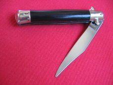 Vintage Italian Button Open Button Close Tourist Stiletto Knife - New Old Stock