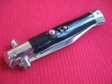Vintage Italian Button Open Button Close Tourist Stiletto Knife - New Old Stock