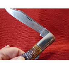 VINTAGE USED CONDITION NORTHFIELD UN-X-LD   KNIFE CO. LOCKBACK FOLDING HUNTER 1876-1919