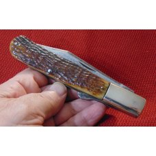 VINTAGE USED CONDITION NORTHFIELD UN-X-LD   KNIFE CO. LOCKBACK FOLDING HUNTER 1876-1919