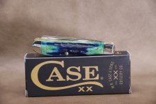 Case Mini Trapper Knife 75834 - Hunter Green Bone - 6207SS