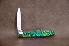 CASE BLACK SEA DICHROLAM TEAR DROP FOLDING KNIFE 25115