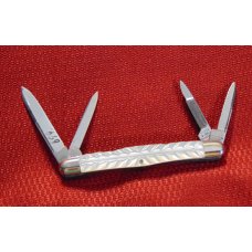 MINT CONDITION VINTAGE HILGER & SONS CELEBRATED CUTLERY GENUINE CARVED PEARL SAMPLE KNIFE 1858-1890