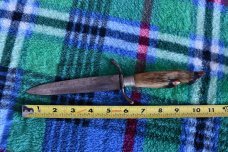 A W Wadsworth & Son deer handle knife 100 + years old!