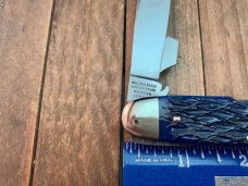 Bulldog Scout Knife Blue Lizard Skin Jigged Bone 2007 Solingen Germany Beautiful!