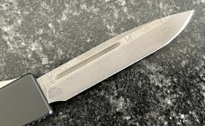 Vero Beach Microtech UTX70, Limited Edition, Damascus Blade, Carbon Fiber, Original Sheath, Unused 