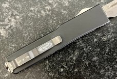Vero Beach Microtech UTX70, Limited Edition, Damascus Blade, Carbon Fiber, Original Sheath, Unused 