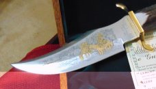 MIB ALCAS NY The American Frontiersman - Remington Series "The Longhunter " Collectors Dagger 1970'S