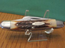 Case XX 1977 Blue Scroll Stag Stockman Pattern # 5347HP SSP