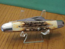 Case XX 1977 Blue Scroll Stag Stockman Pattern # 5347HP SSP