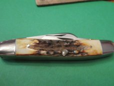 Case XX 1977 Blue Scroll Stag Stockman Pattern # 5347HP SSP
