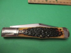 Schatt & Morgan  Premier 1 of 400  Large  Bone  Coke Bottle Pattern # 041802