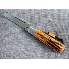 Vincenzo Balistreri Stag White Wolf Slipjoint4quotAEB-LInterior lanyard pinStag Beadcoasli