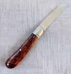 Bobby Toole Lambsfoot Swayback..Desert Ironwood,CPM-154 ,3 78"coa and pouch..real color in this one