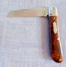 Bobby Toole Lambsfoot Swayback..Desert Ironwood,CPM-154 ,3 78"coa and pouch..real color in this one