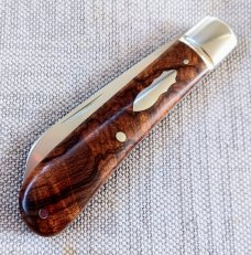 Bobby Toole Lambsfoot Swayback..Desert Ironwood,CPM-154 ,3 78"coa and pouch..real color in this one