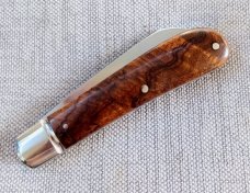 Bobby Toole Lambsfoot Swayback..Desert Ironwood,CPM-154 ,3 78"coa and pouch..real color in this one