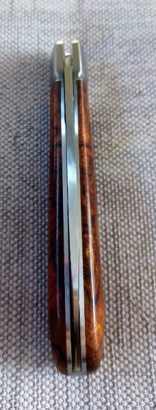 Bobby Toole Lambsfoot Swayback..Desert Ironwood,CPM-154 ,3 78"coa and pouch..real color in this one