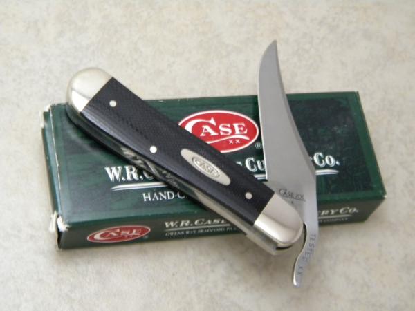 Case XX USA 101953 L Black Micarta Russlock Knife NIB