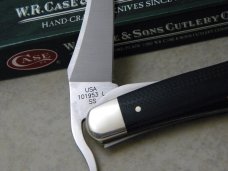 Case XX USA 101953 L Black Micarta Russlock Knife NIB