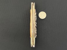 AG Russell Jumbo Muskrat Genuine Stag Display Knife 