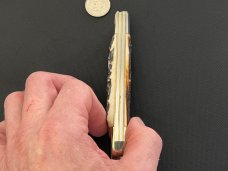 AG Russell Jumbo Muskrat Genuine Stag Display Knife 