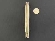 AG Russell Jumbo Muskrat Genuine Crackle Mosaic Mother of Pearl Display Knife