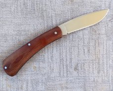 Mitchell Micarta Ultralight Shadow Trapper..3.75"..Cpm154..extremely lightweight..1.7 ozs.coa.pouch.