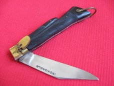 Vintage Unique Deer Foot Leverlock Switchblade Knife
