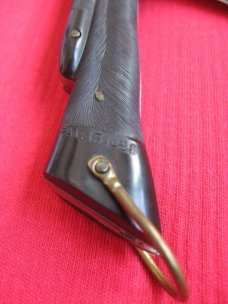 Vintage Unique Deer Foot Leverlock Switchblade Knife