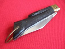 Vintage Unique Deer Foot Leverlock Switchblade Knife