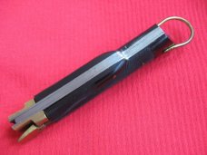 Vintage Unique Deer Foot Leverlock Switchblade Knife