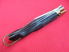 Vintage Unique Deer Foot Leverlock Switchblade Knife