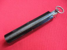 Rare Vintage Italian Oval Button SWING GUARD Ring Pull Switchblade Knife