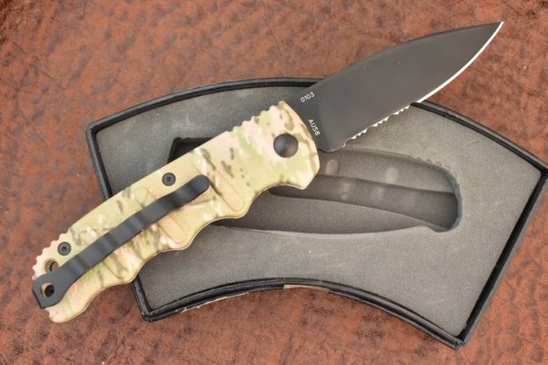 BOKER TREE BRAND PLUS AUTOMAT AUTOMATIC KALASHNIKOV SWITCH BLADE KNIFE 74 BUTTON AUTO (12070)