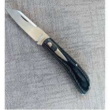 JTaber Denim Micarta WombatCpm154DOB102021Jasons Signature patterncoa amp pouch
