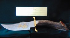 MIB ALCAS NY The American Frontiersman - Remington Series "The Longhunter " Collectors Dagger 1970'S