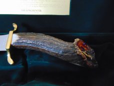 MIB ALCAS NY The American Frontiersman - Remington Series "The Longhunter " Collectors Dagger 1970'S